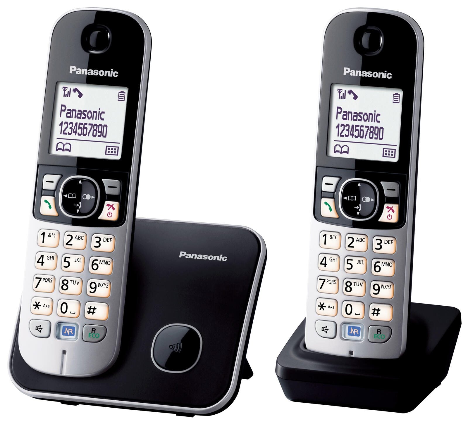 Panasonic Schnurloses Telefon KX-TG6812GB schwarz