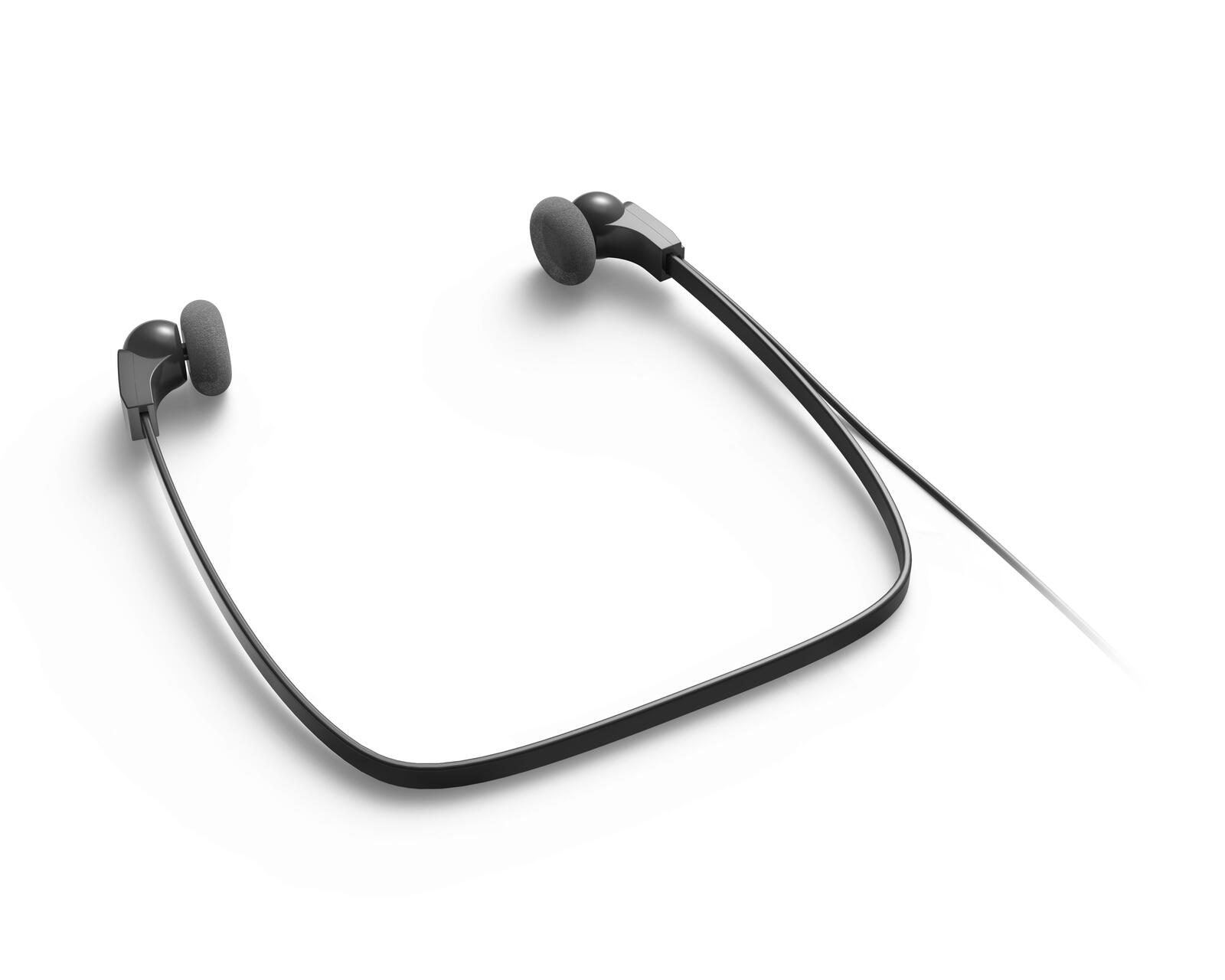 Philips In-Ear-Kopfhörer Unterkinn LFH0334 schwarz