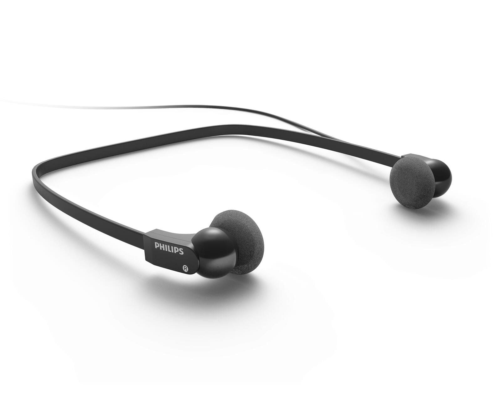 Philips In-Ear-Kopfhörer Unterkinn LFH0334 schwarz