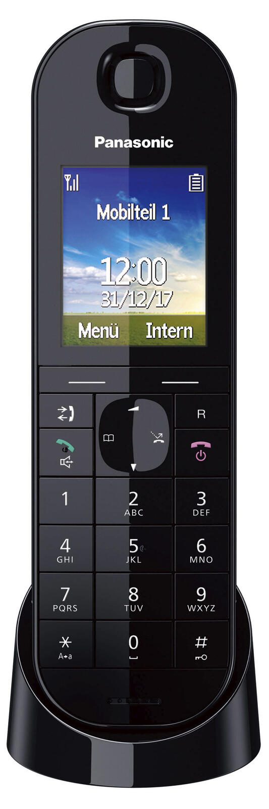 Panasonic Zusatz-Mobilteil KX-TGQ400GB schwarz
