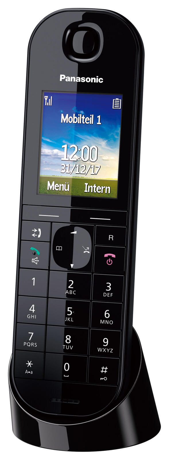 Panasonic Zusatz-Mobilteil KX-TGQ400GB schwarz