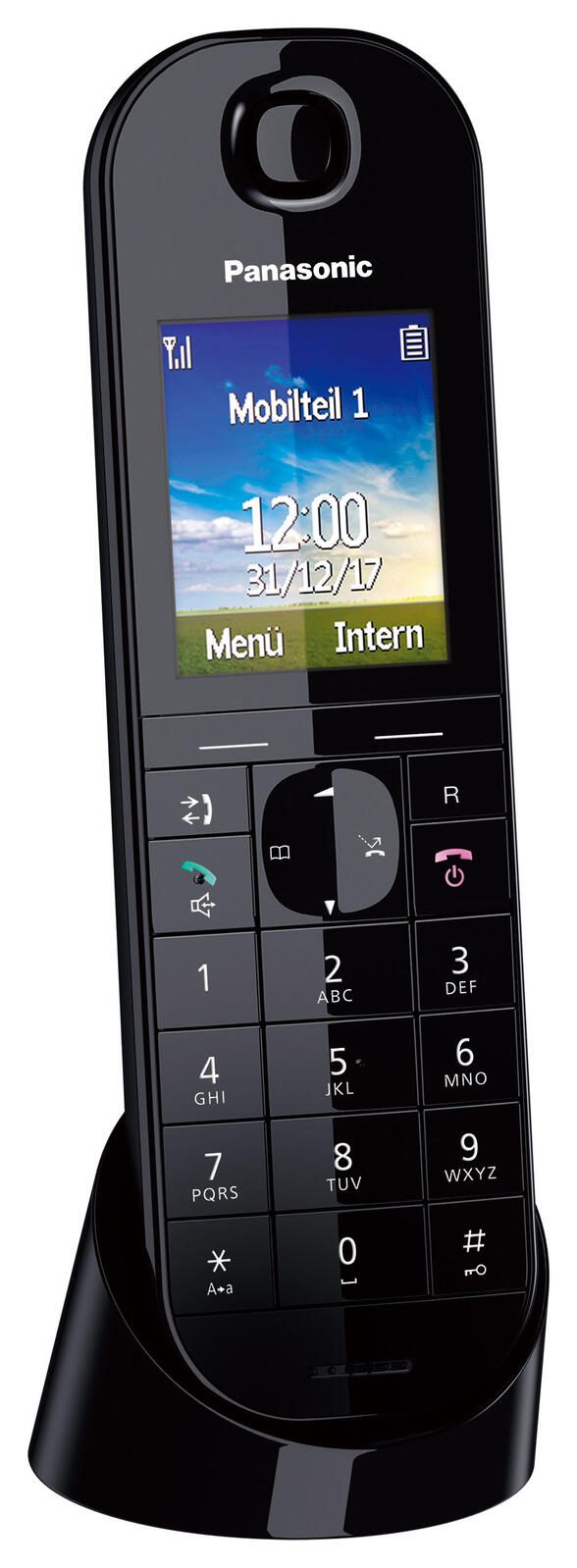 Panasonic Zusatz-Mobilteil KX-TGQ400GB schwarz
