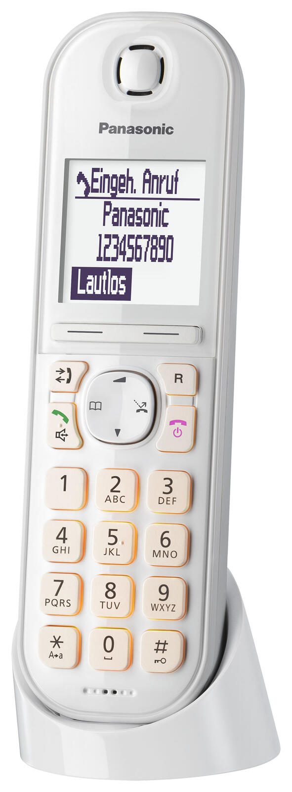 Panasonic Zusatz-Mobilteil KX-TGQ200GW weiß