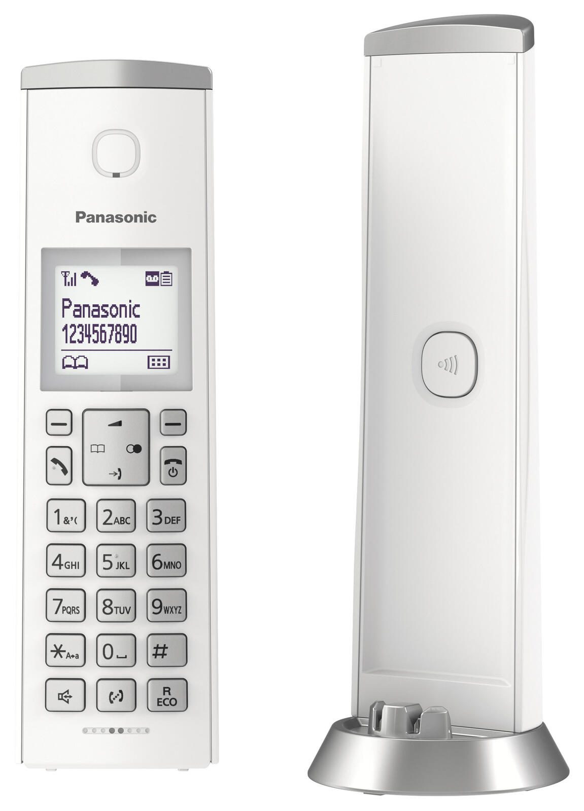 Panasonic Schnurloses Telefon mit Anrufbeantworter KX-TGK220GW weiß