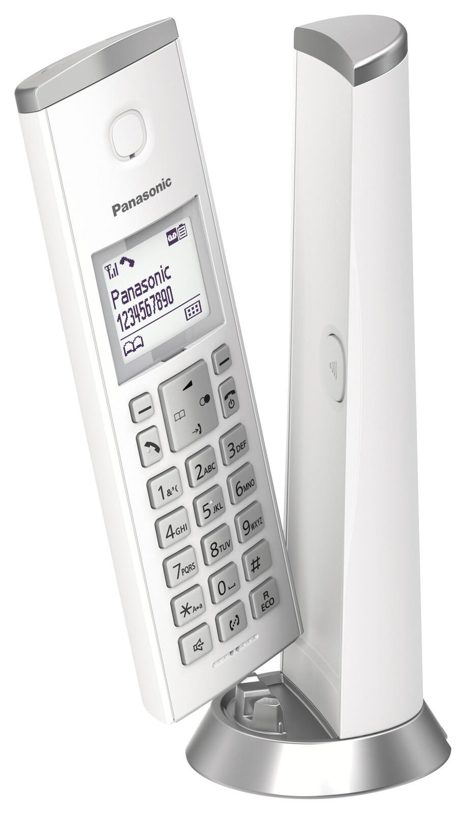 Panasonic Schnurloses Telefon mit Anrufbeantworter KX-TGK220GW weiß