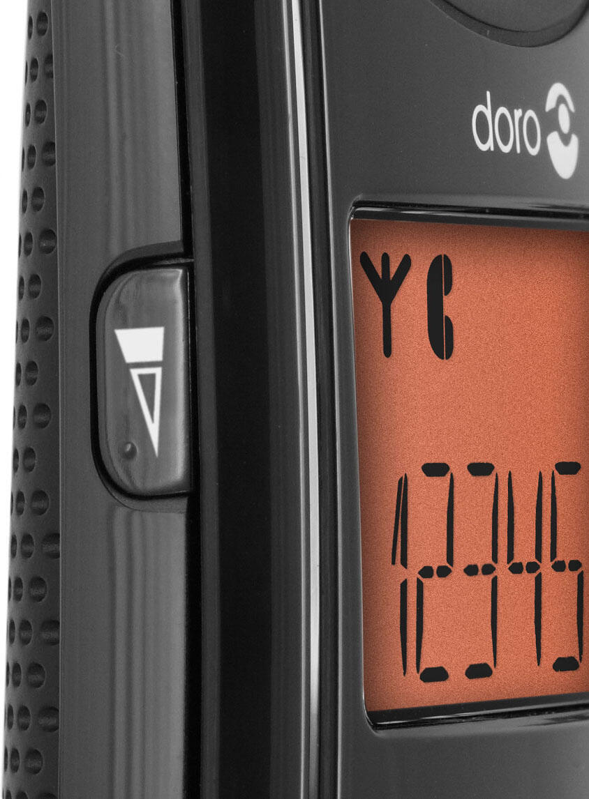 doro Schnurloses Telefon 380098 schwarz