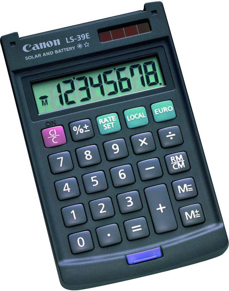 Canon Taschenrechner LS-39 E dunkelgrau