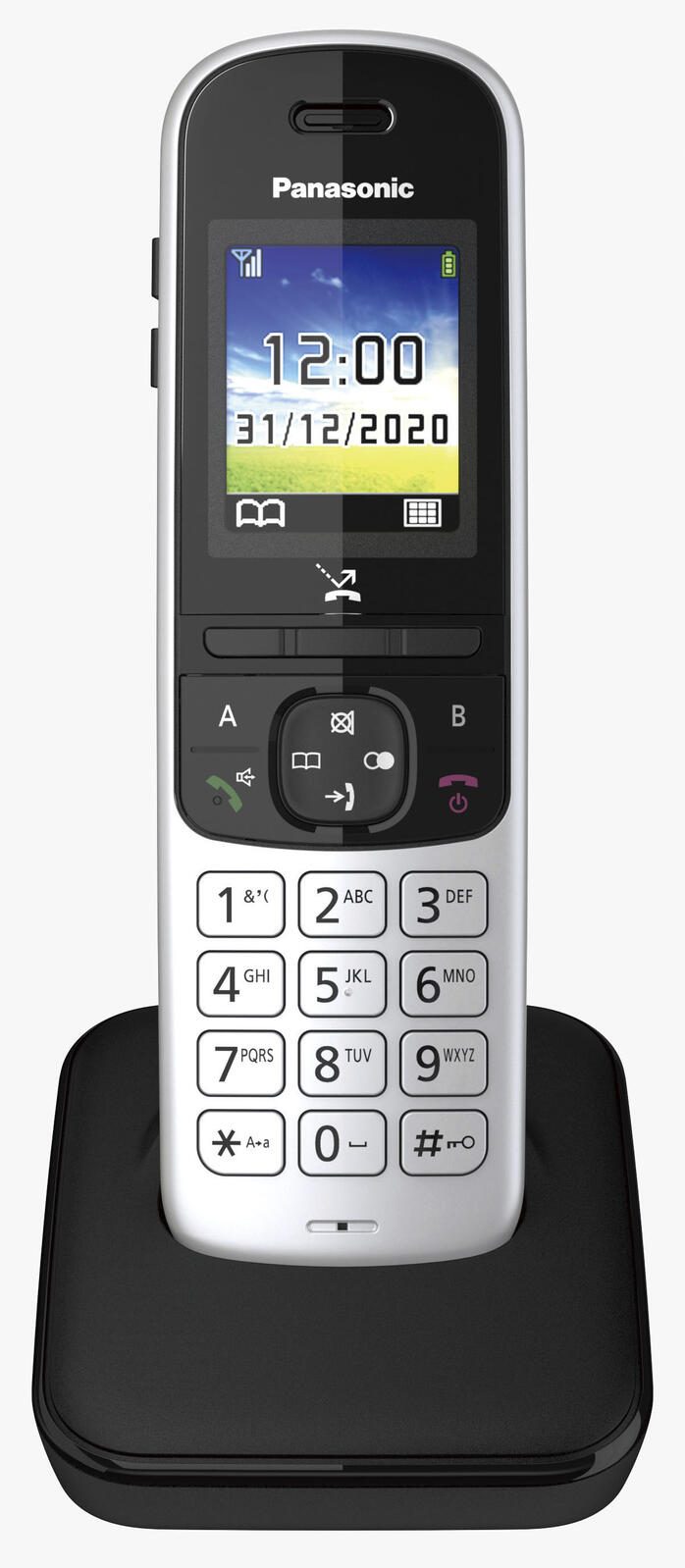 Panasonic Schnurloses Telefon KX-TGH710GS silber-schwarz