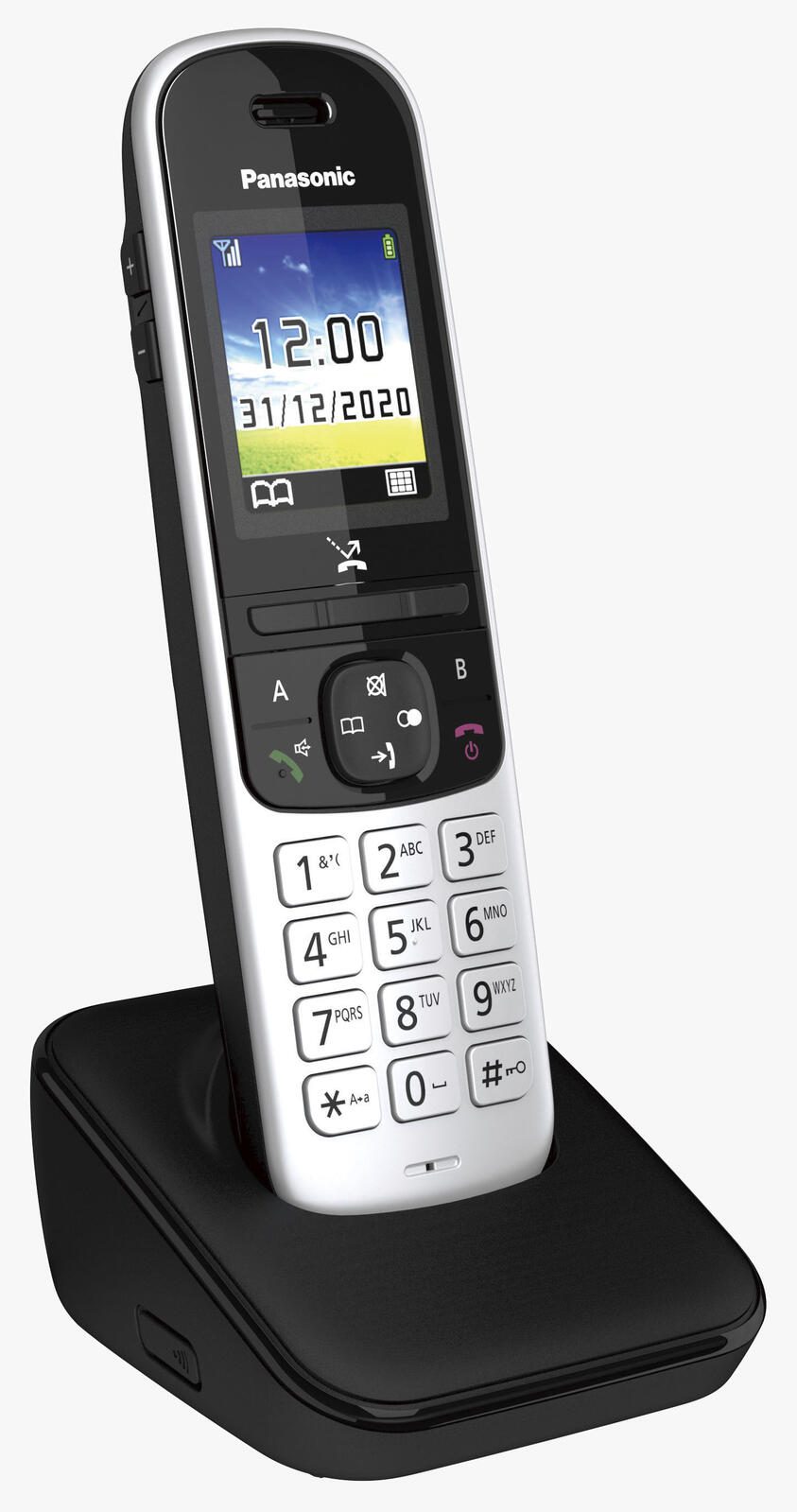 Panasonic Schnurloses Telefon KX-TGH710GS silber-schwarz