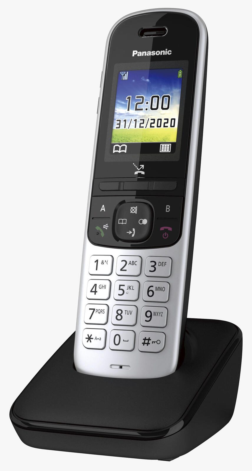 Panasonic Schnurloses Telefon KX-TGH710GS silber-schwarz