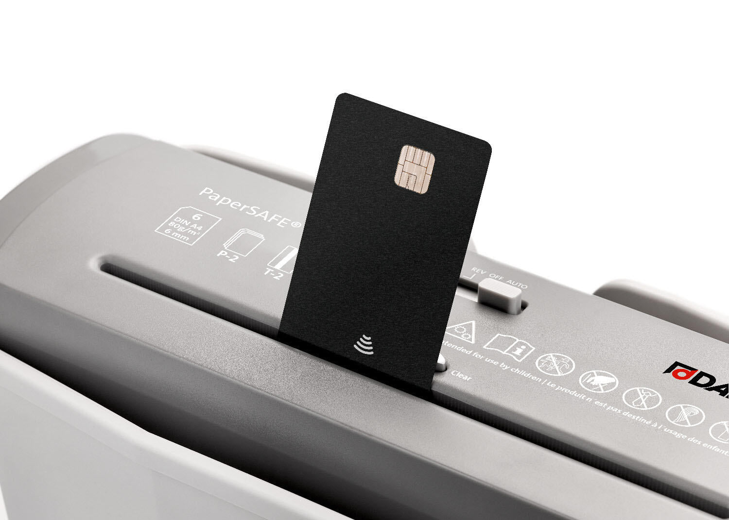 DAHLE PaperSAFE 60 Aktenvernichter mit Streifenschnitt bis 6 Blatt lichtgrau