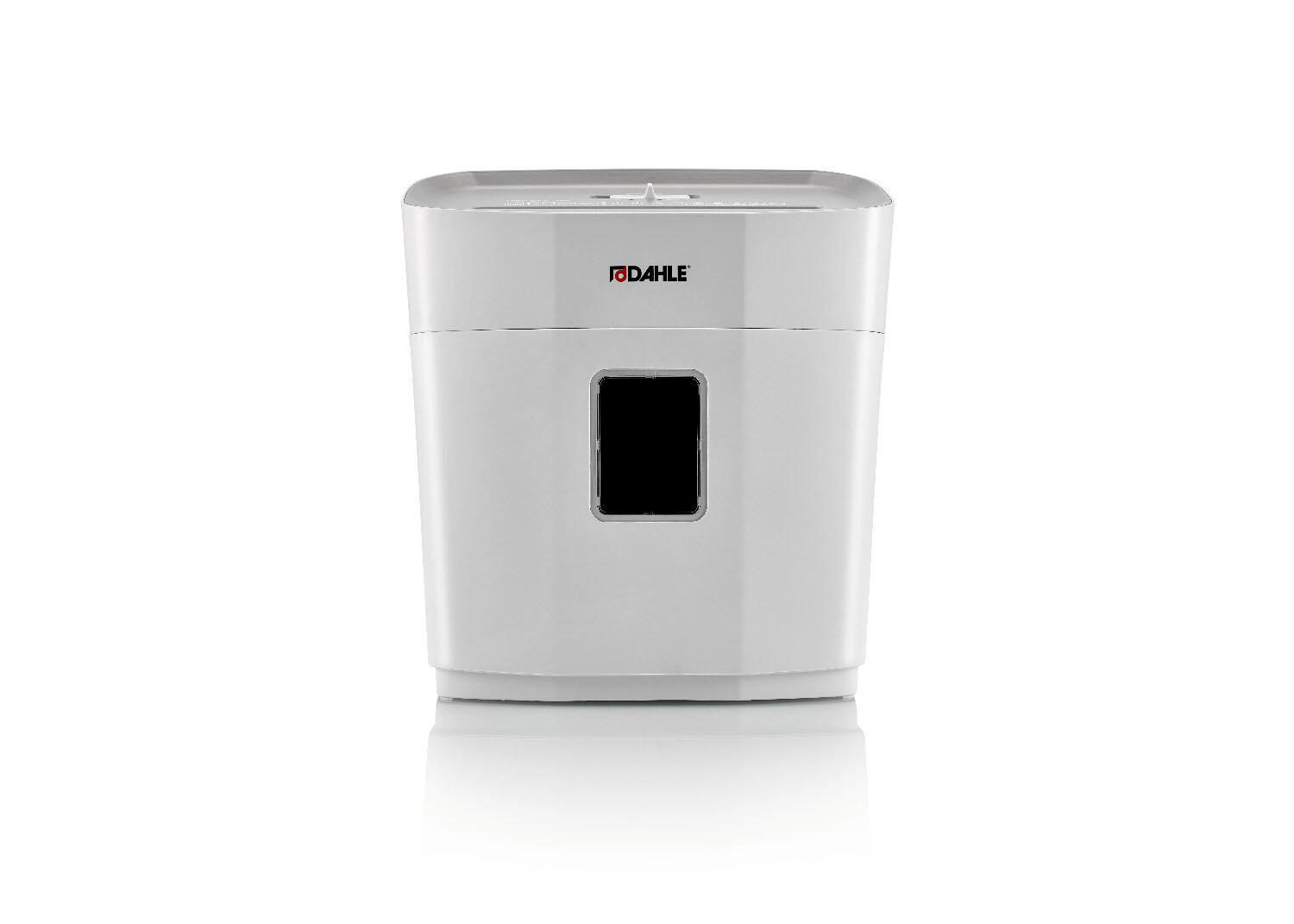 DAHLE PaperSAFE 100 Aktenvernichter mit Partikelschnitt bis 5 Blatt lichtgrau