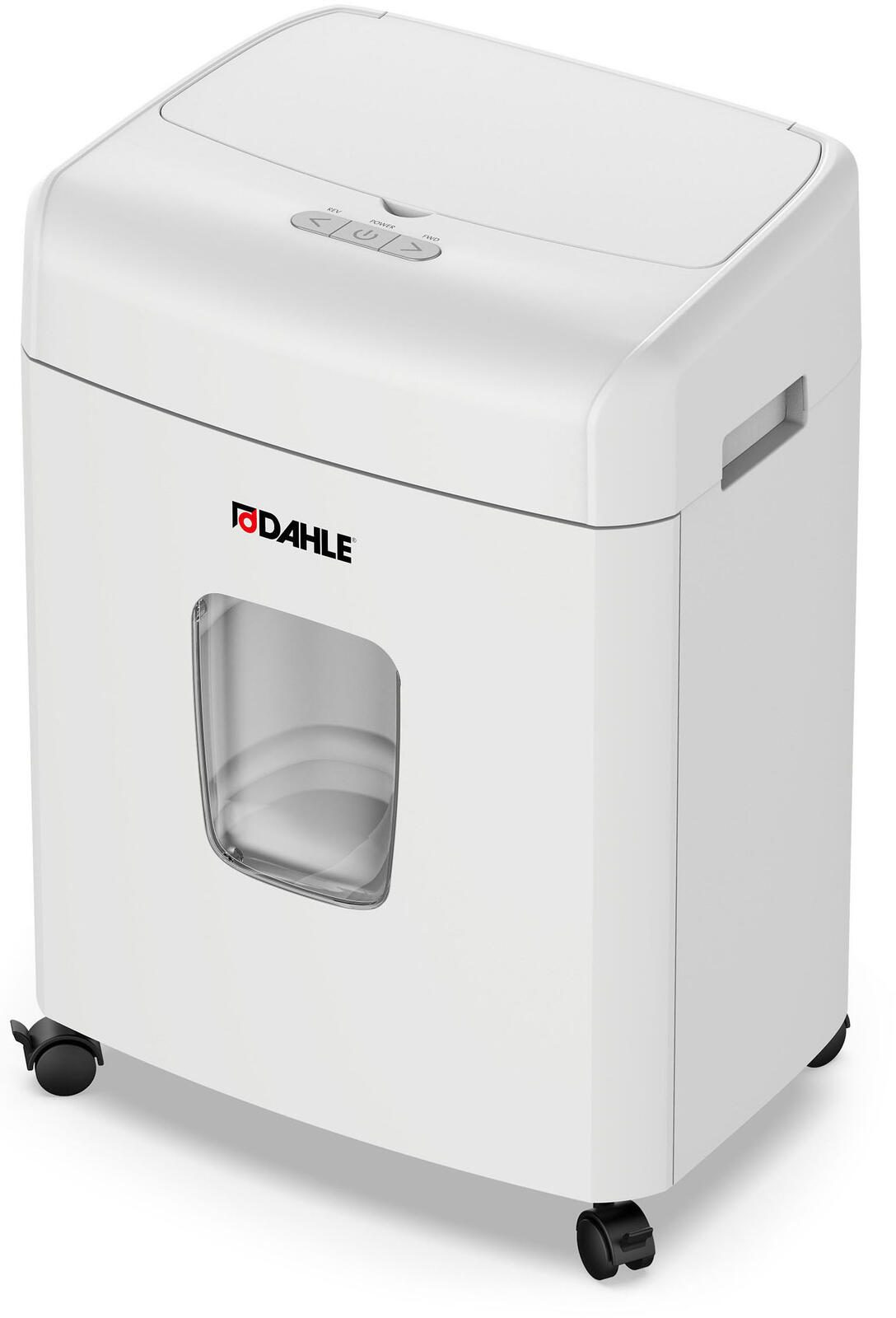 DAHLE ShredMATIC 90 Aktenvernichter mit Partikelschnitt bis 90 Blatt lichtgrau