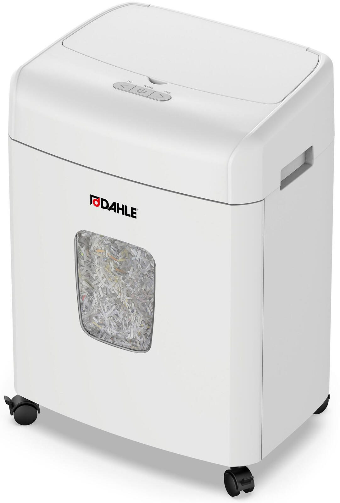 DAHLE ShredMATIC 90 Aktenvernichter mit Partikelschnitt bis 90 Blatt lichtgrau