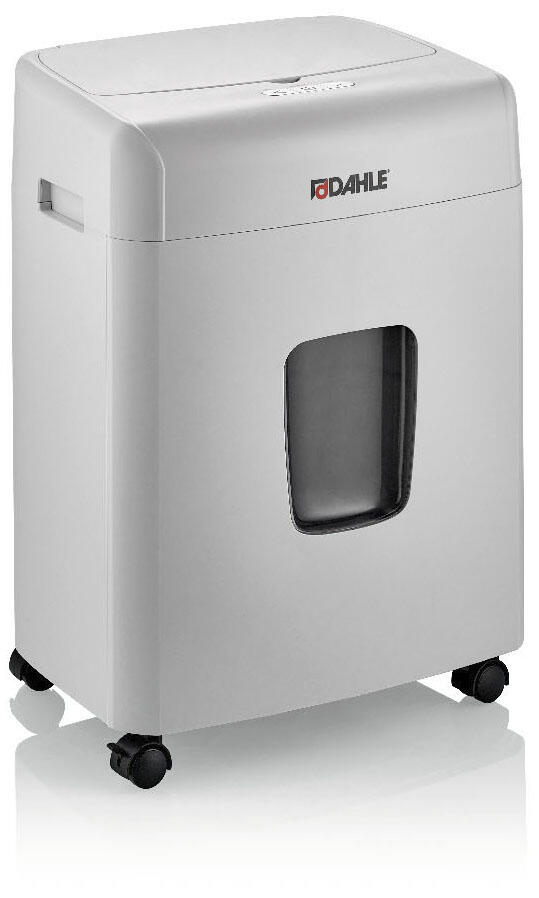 DAHLE ShredMATIC 90 Aktenvernichter mit Partikelschnitt bis 90 Blatt lichtgrau