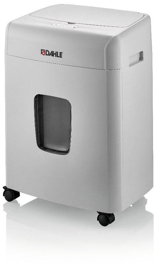 DAHLE ShredMATIC 90 Aktenvernichter mit Partikelschnitt bis 90 Blatt lichtgrau