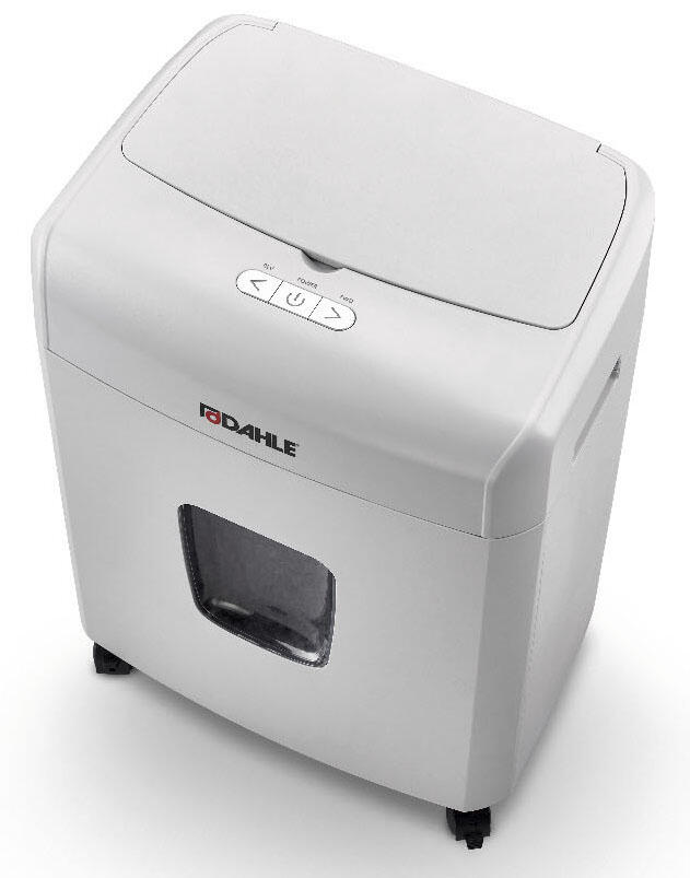 DAHLE ShredMATIC 90 Aktenvernichter mit Partikelschnitt bis 90 Blatt lichtgrau