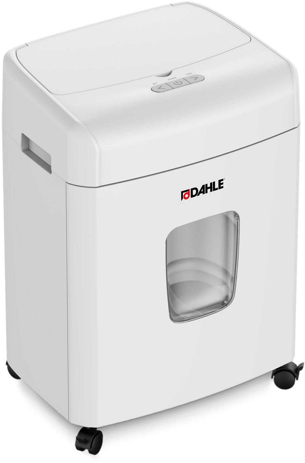 DAHLE ShredMATIC 90 Aktenvernichter mit Partikelschnitt bis 90 Blatt lichtgrau