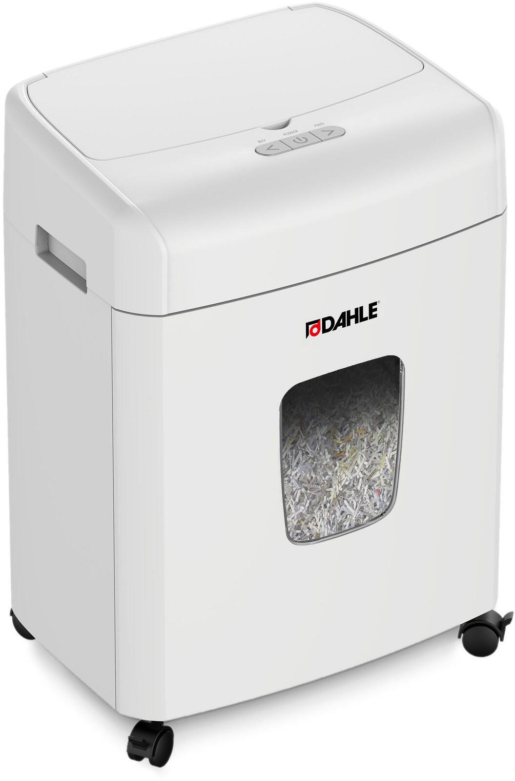 DAHLE ShredMATIC 90 Aktenvernichter mit Partikelschnitt bis 90 Blatt lichtgrau