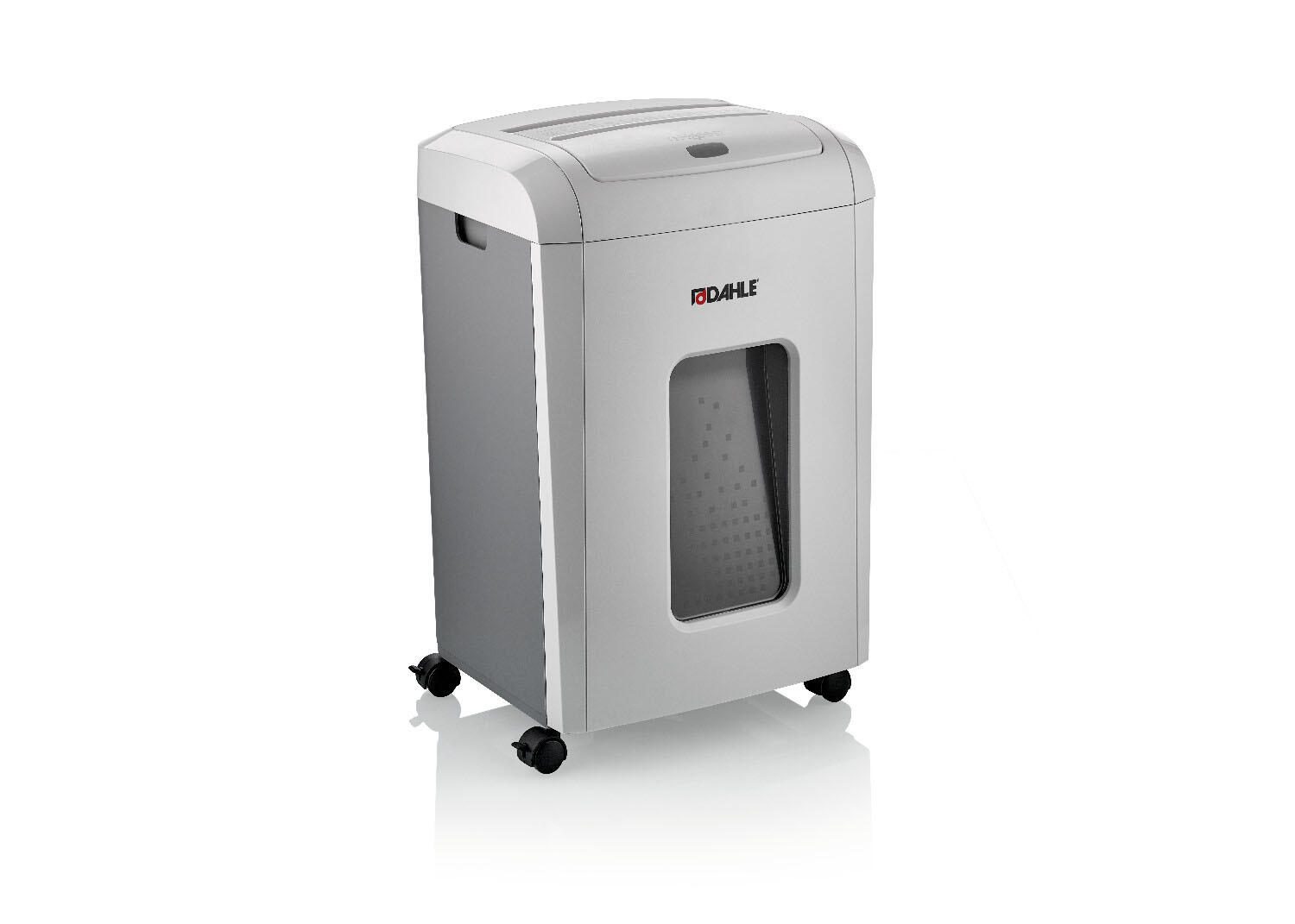 DAHLE ShredMATIC 150 Aktenvernichter mit Partikelschnitt bis 150 Blatt lichtgrau
