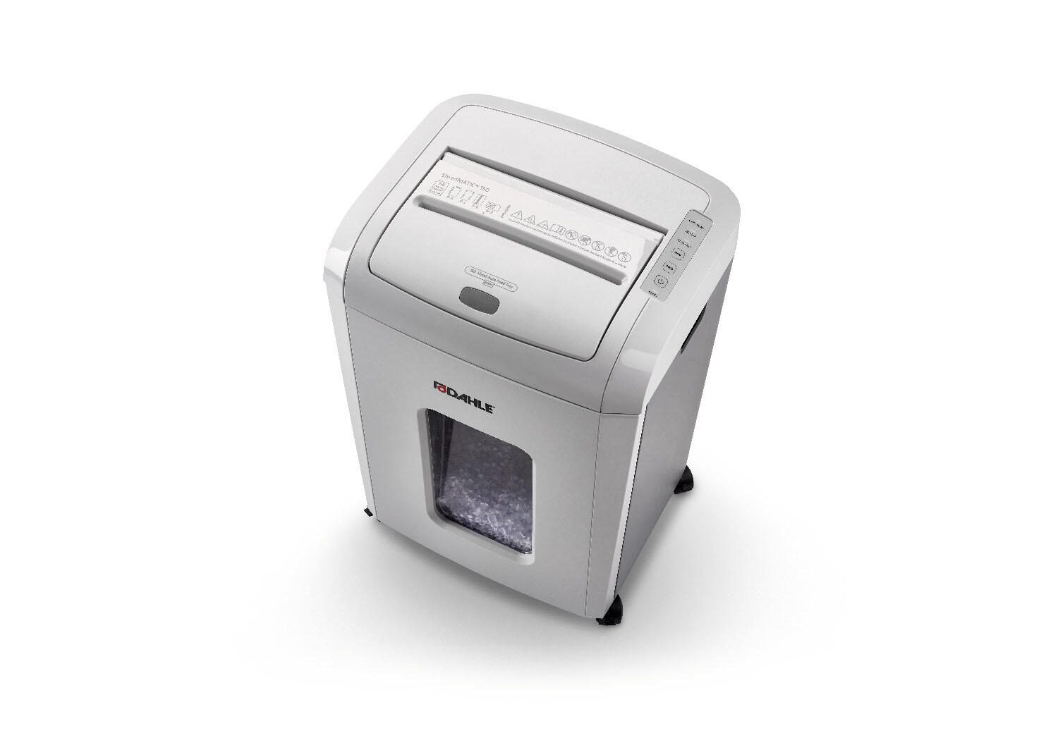 DAHLE ShredMATIC 150 Aktenvernichter mit Partikelschnitt bis 150 Blatt lichtgrau