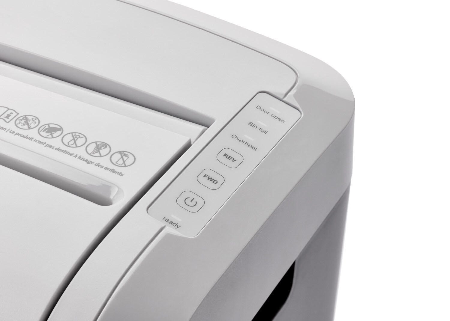 DAHLE ShredMATIC 150 Aktenvernichter mit Partikelschnitt bis 150 Blatt lichtgrau