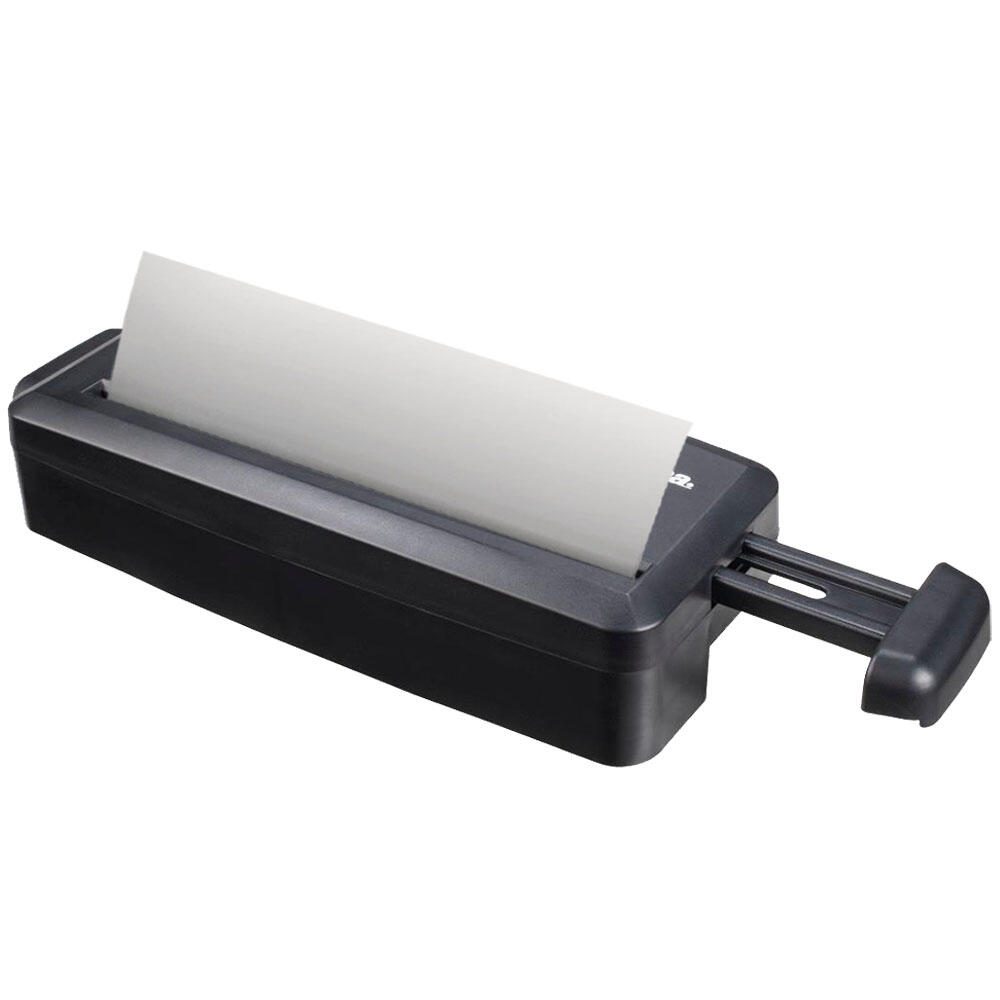 Hama Mini S6 Aktenvernichter mit Streifenschnitt bis 6 Blatt schwarz