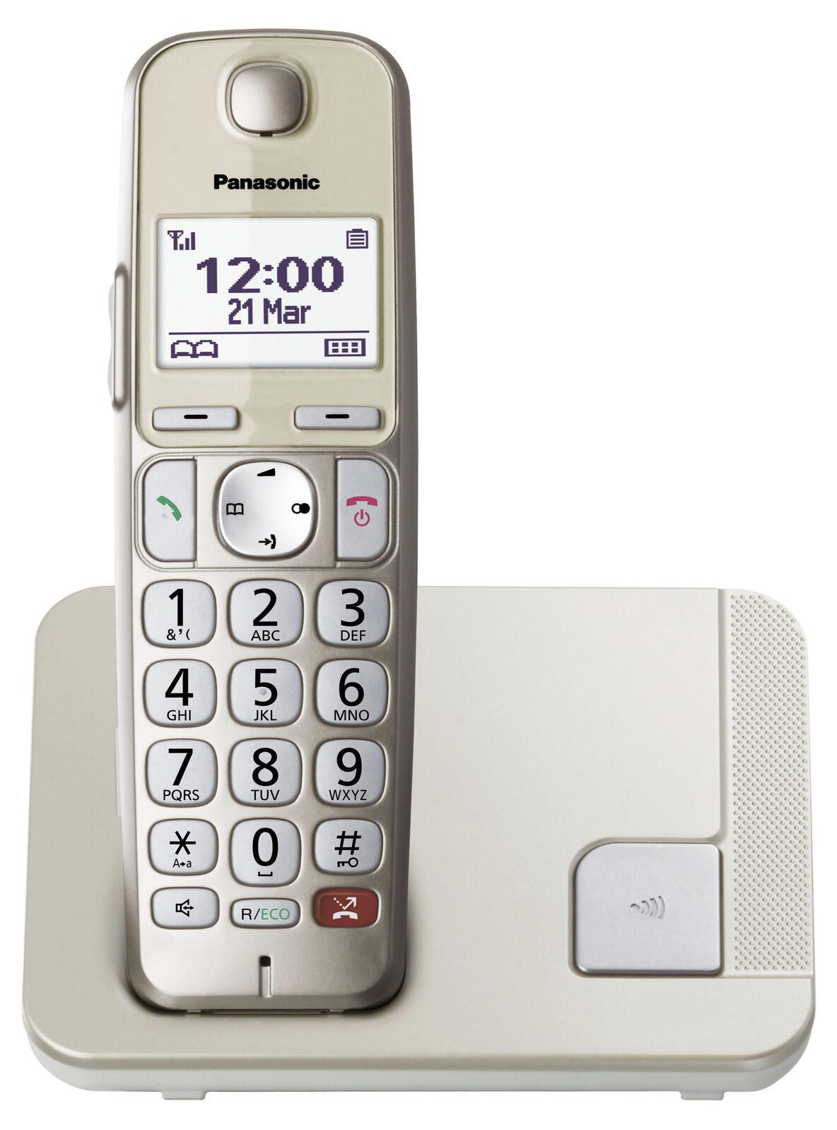 Panasonic Schnurloses Telefon KX-TGE250GN champagner