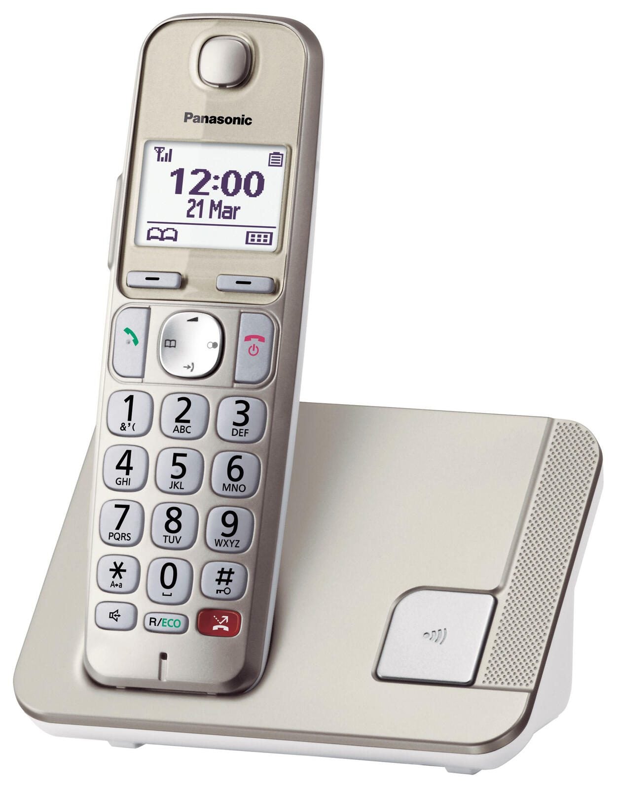 Panasonic Schnurloses Telefon KX-TGE250GN champagner