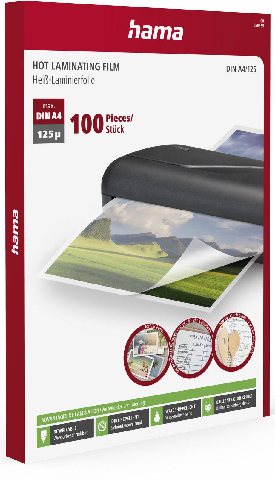 Hama Laminierfolien glänzend 125 mikron A4