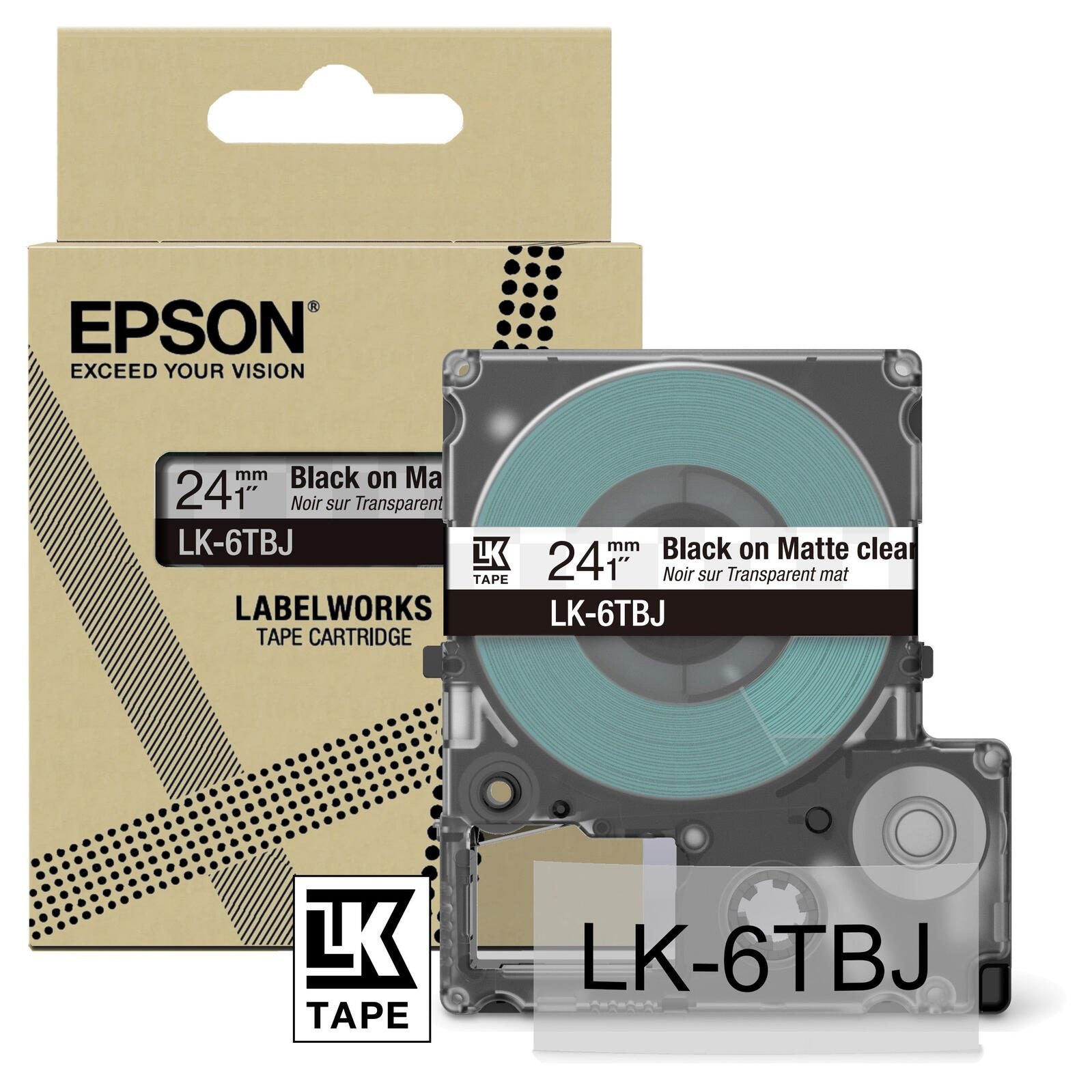 EPSON Band LK-6TBJ 24mm tra