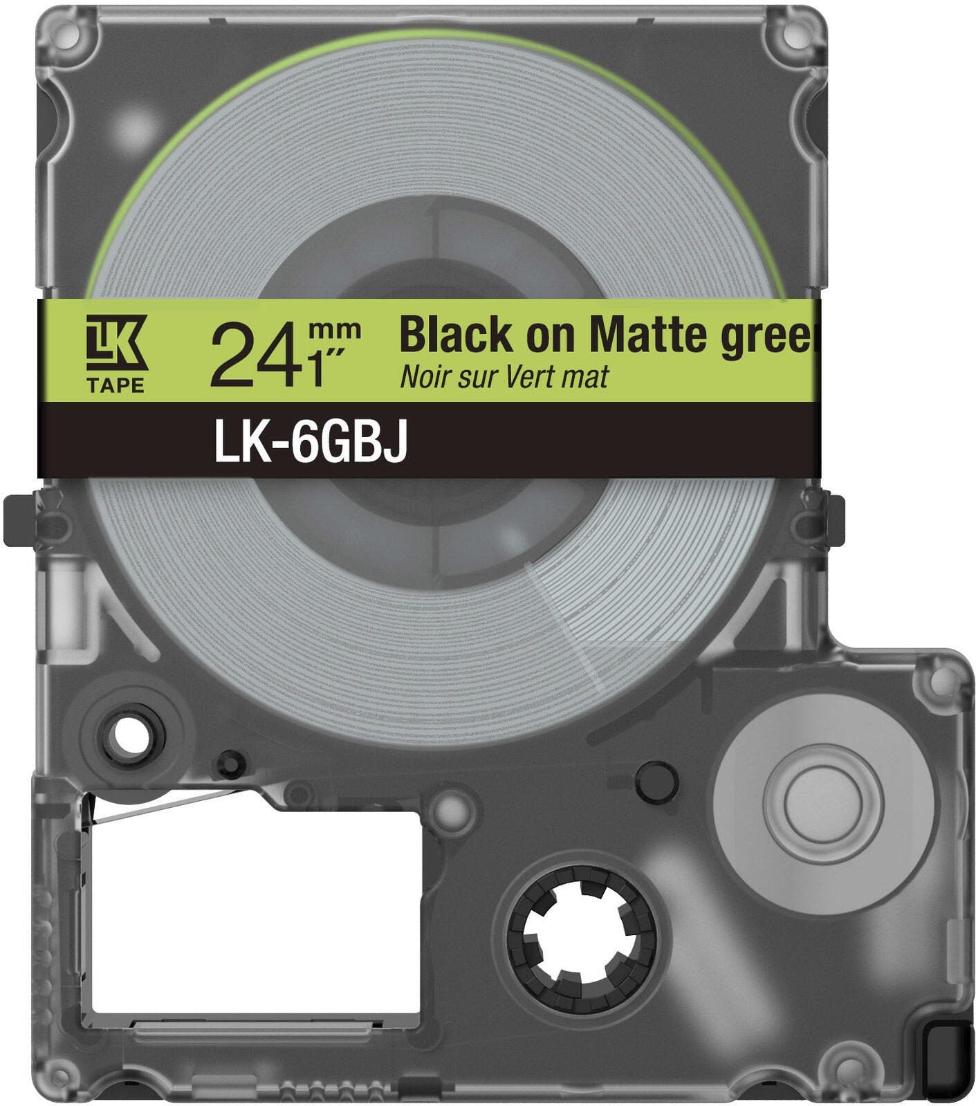 EPSON Band LK-6GBJ 24 mm grün