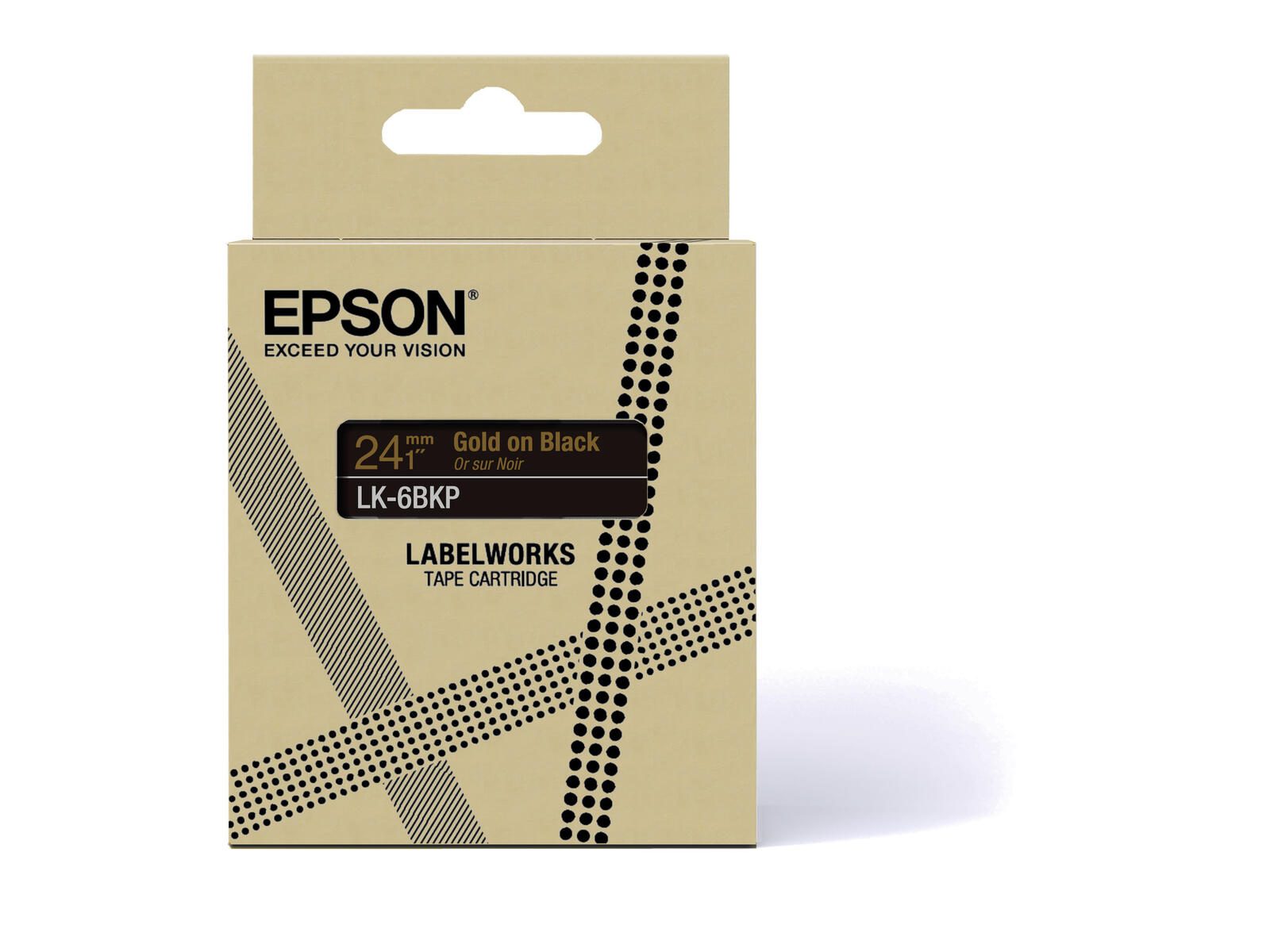 EPSON Band LK-6BKP 24mm schwa.