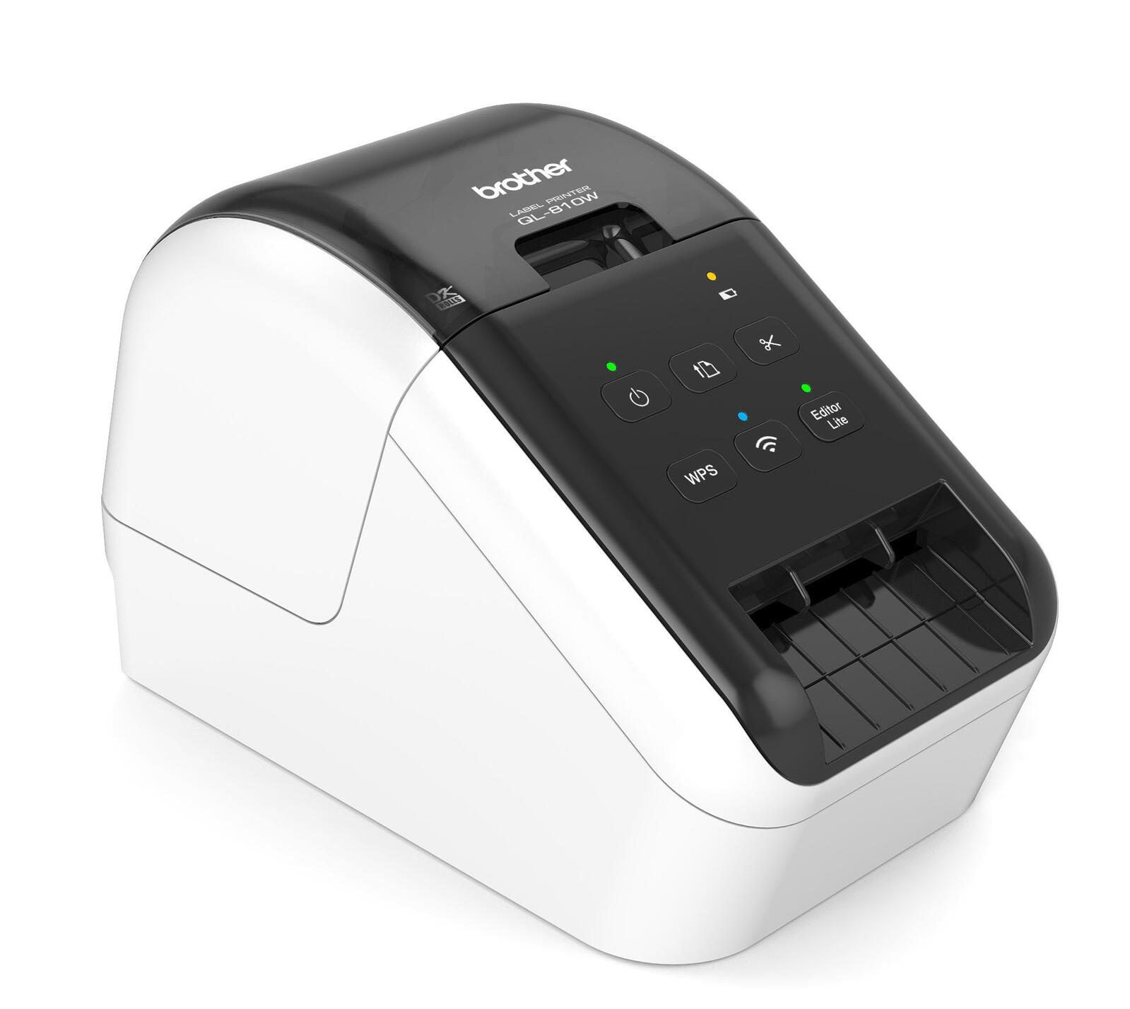 Brother Etikettendrucker QL-810Wc weiß, schwarz