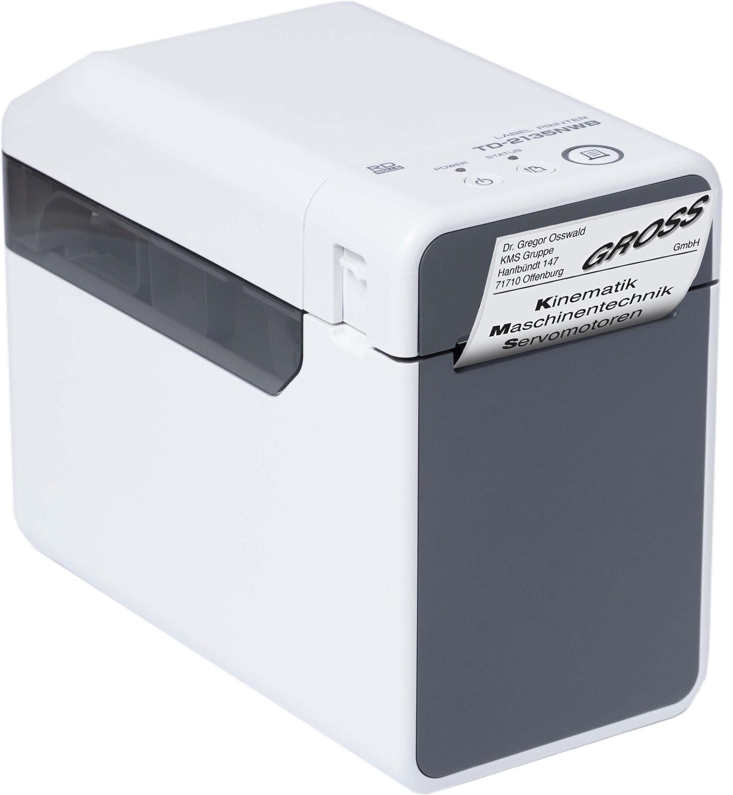 Brother Etikettendrucker TD-2135NWB weiß