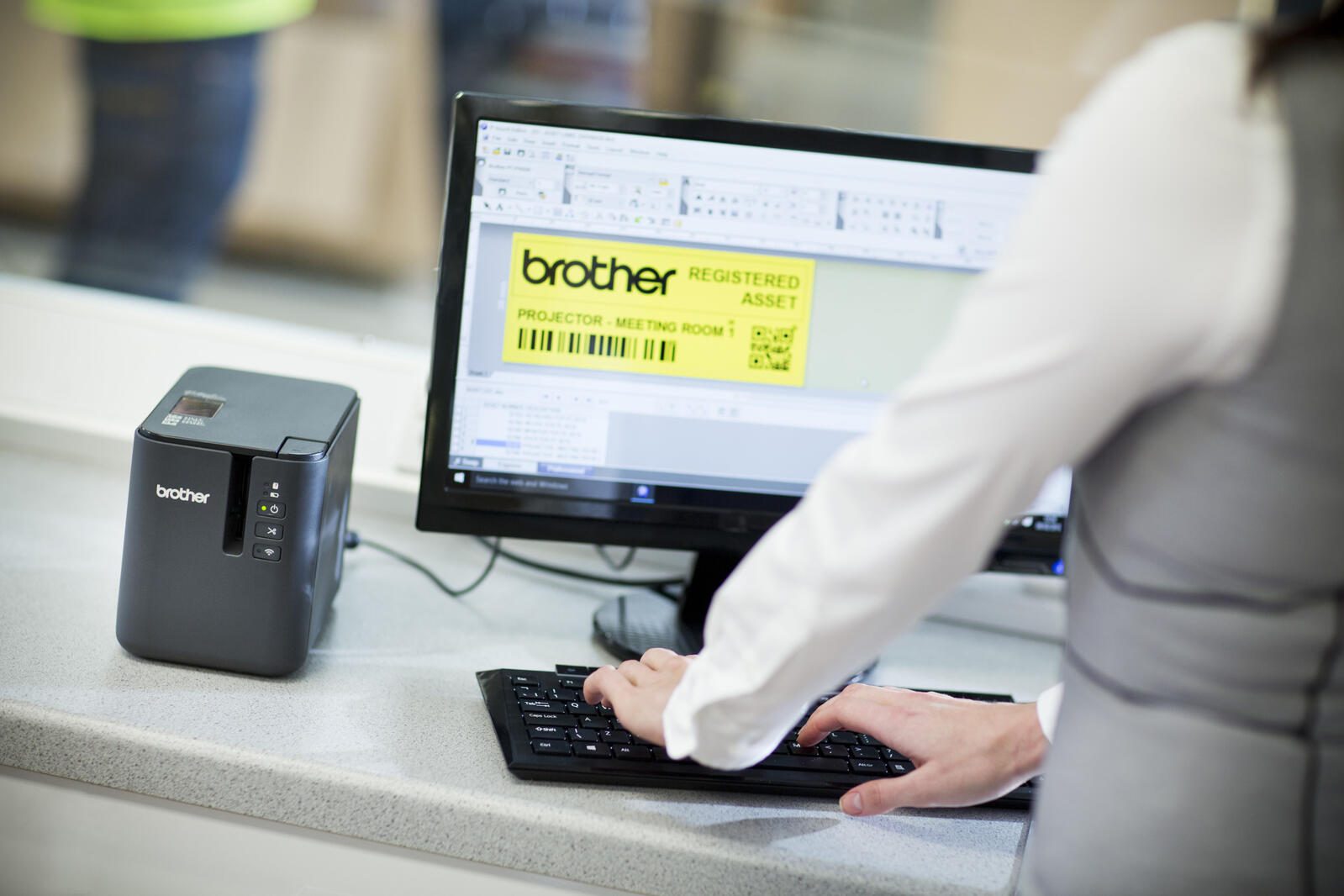 Brother P-touch P900Wc Beschriftungsgerät