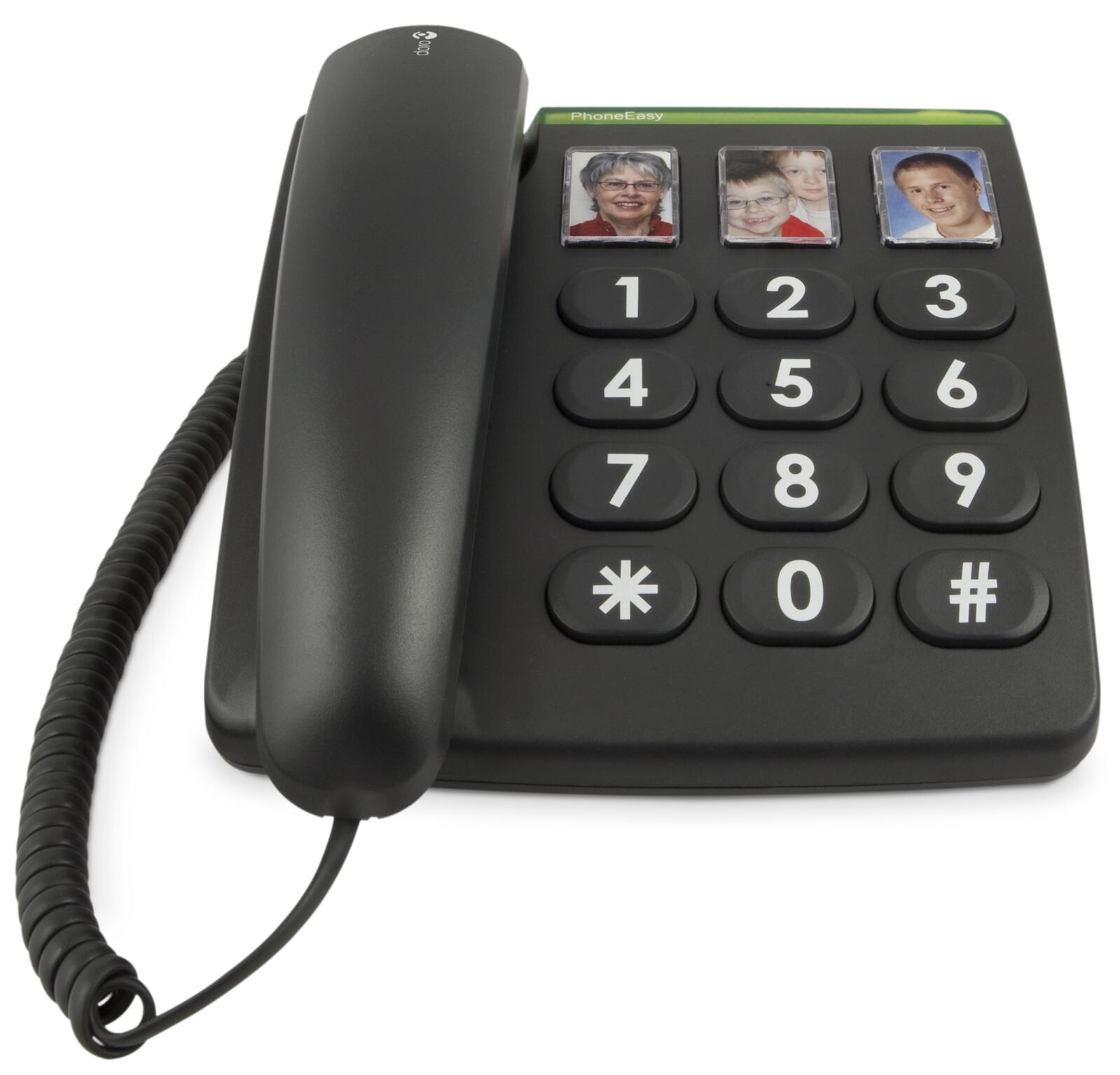doro Phoneeasy 331ph Schnurgebundenes Telefon schwarz