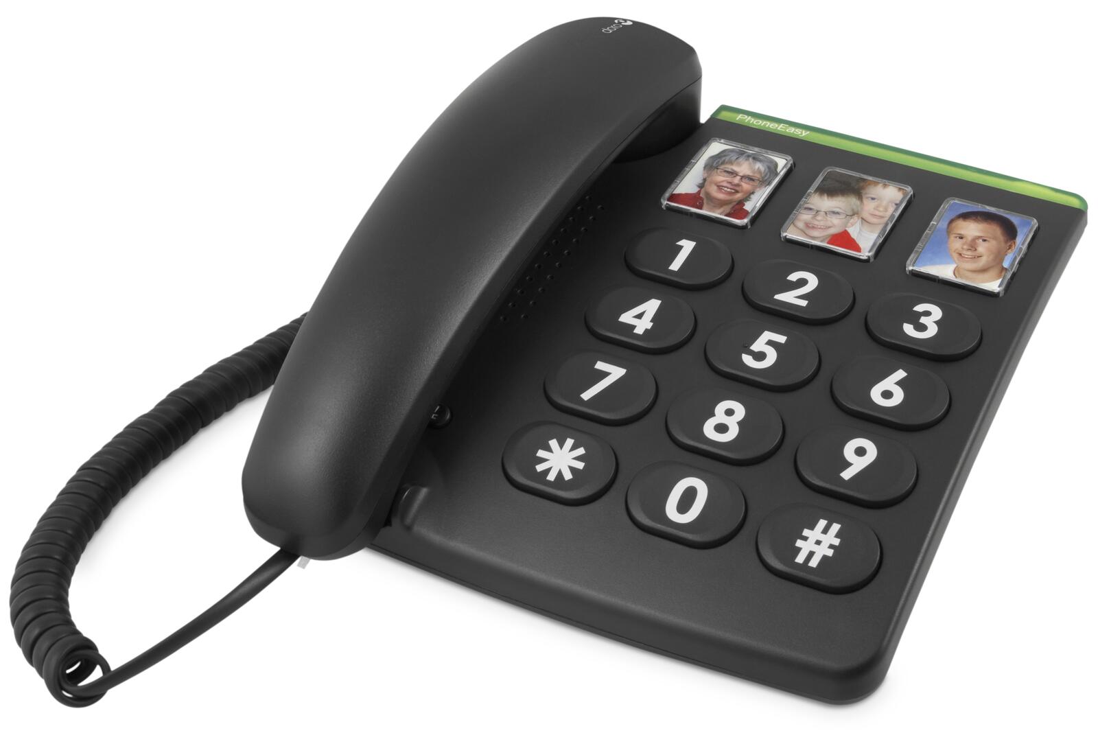 doro Phoneeasy 331ph Schnurgebundenes Telefon schwarz