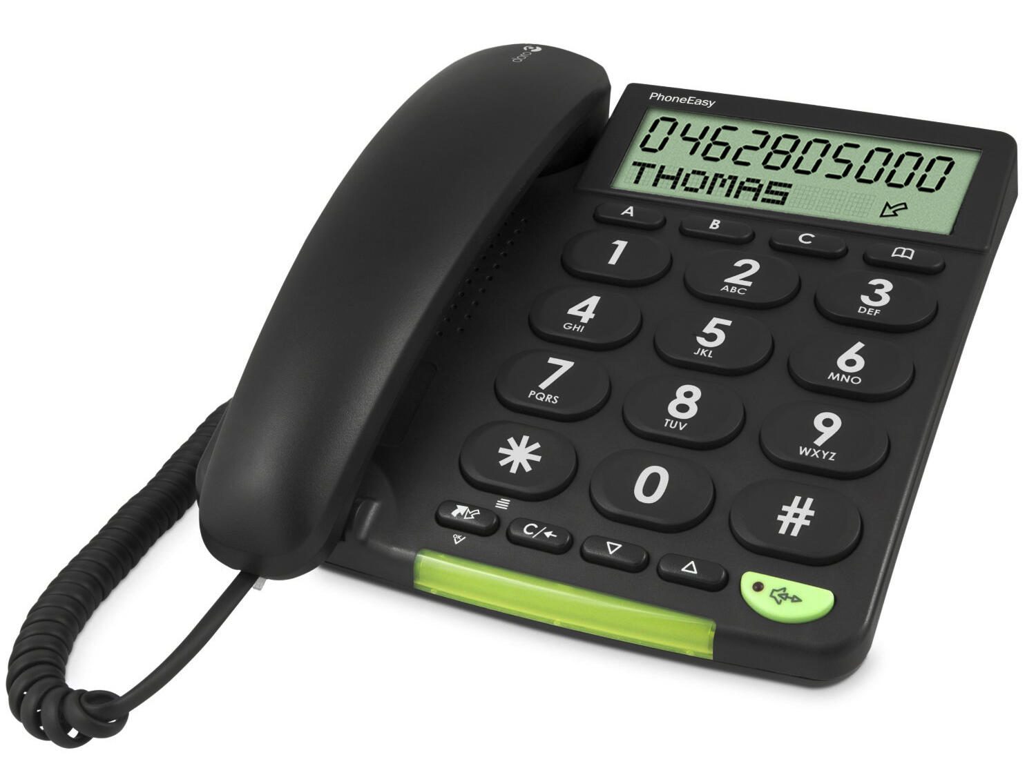 doro PHONEEASY 312CS Schnurgebundenes Telefon schwarz