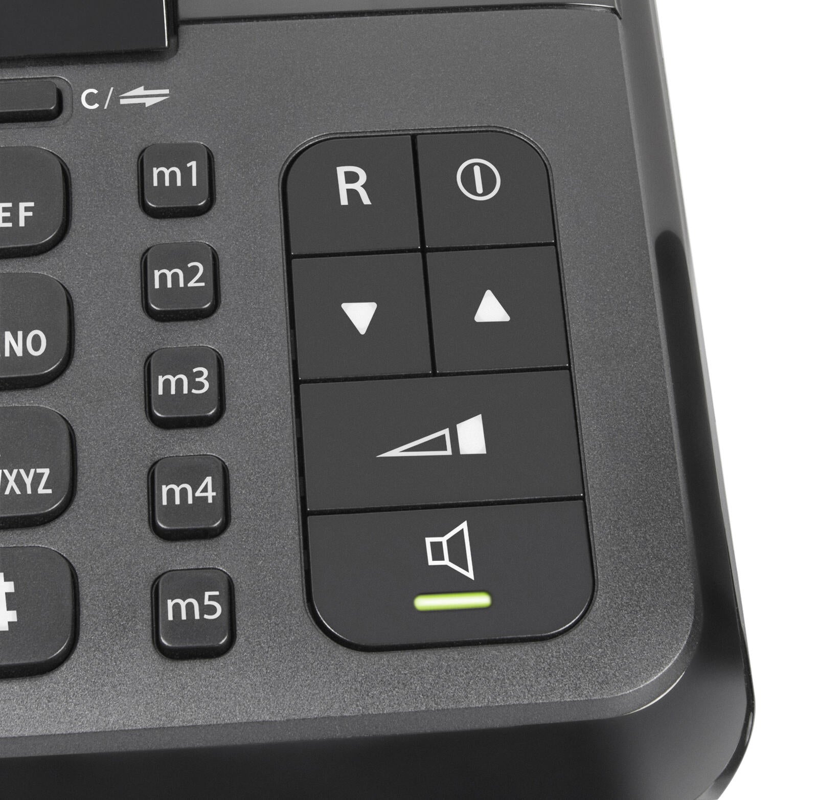 doro Comfort 4005 Schnurgebundenes Telefon-Set mit Anrufbeantworter schwarz