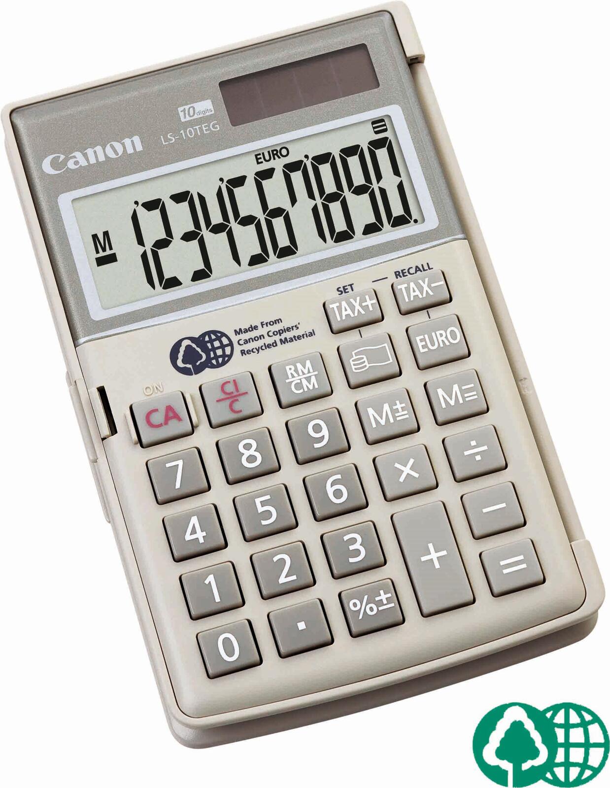 Canon Taschenrechner LS-10TEG grau/metallic