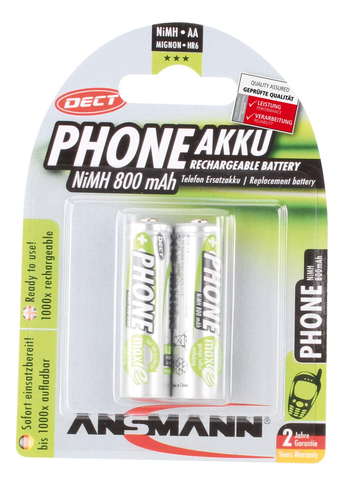 ANSMANN Akkus Mignon AA 1.2 V