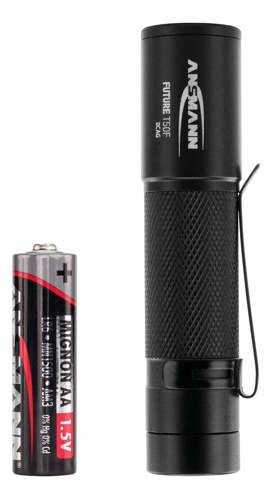 ANSMANN Taschenlampe 9.2 cm schwarz