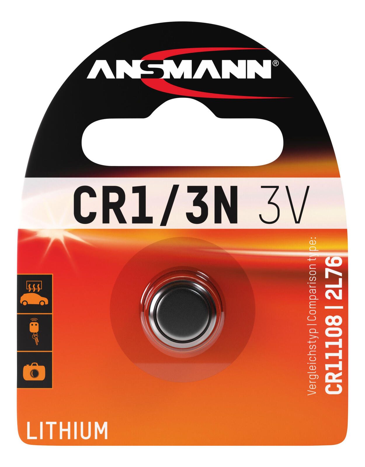 ANSMANN Knopfzelle 3 V
