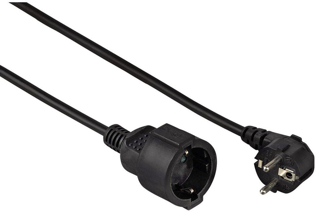 Hama Verlängerungskabel 10 m schwarz