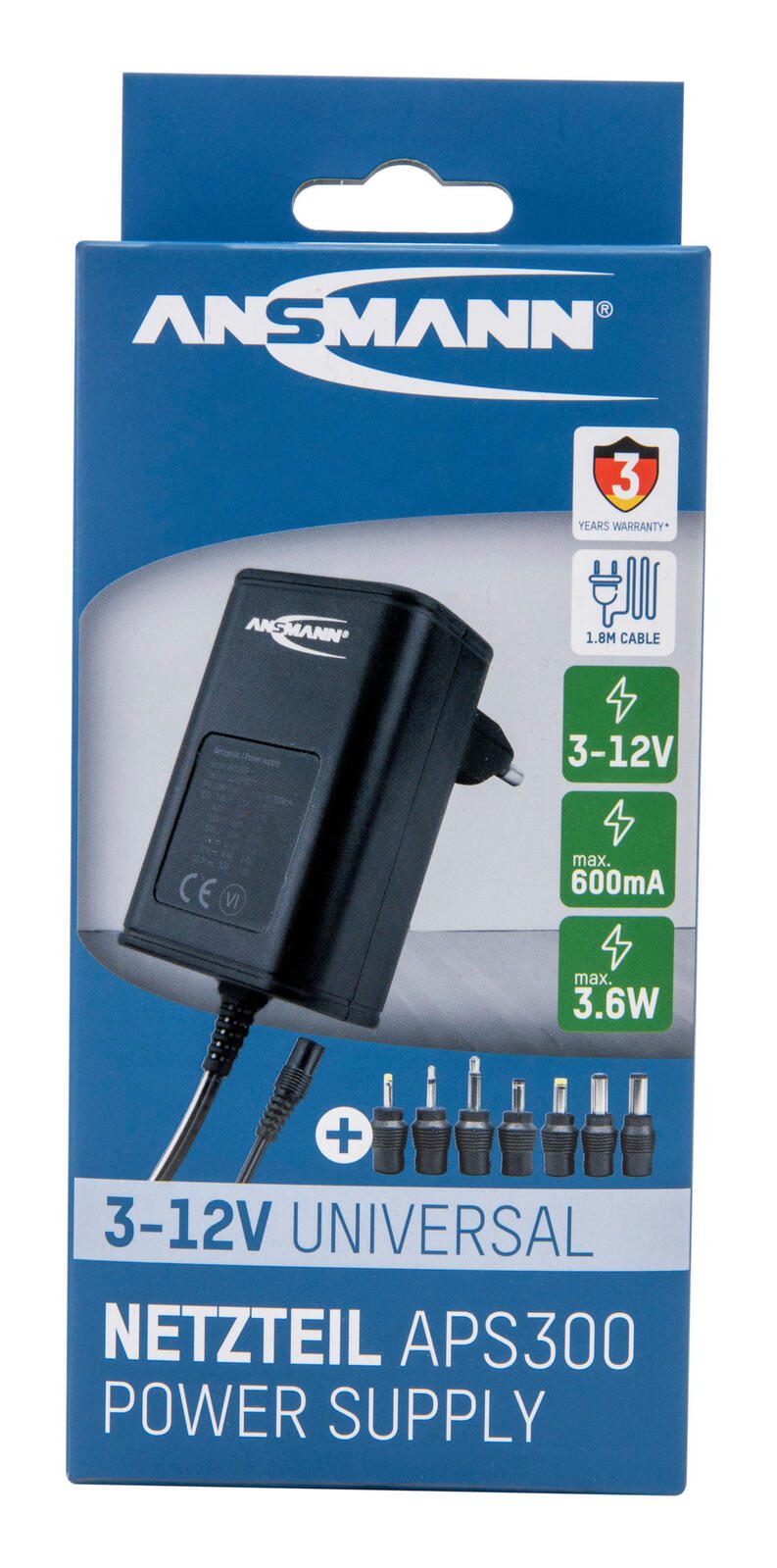 ANSMANN Netzteil APS 300 Universell