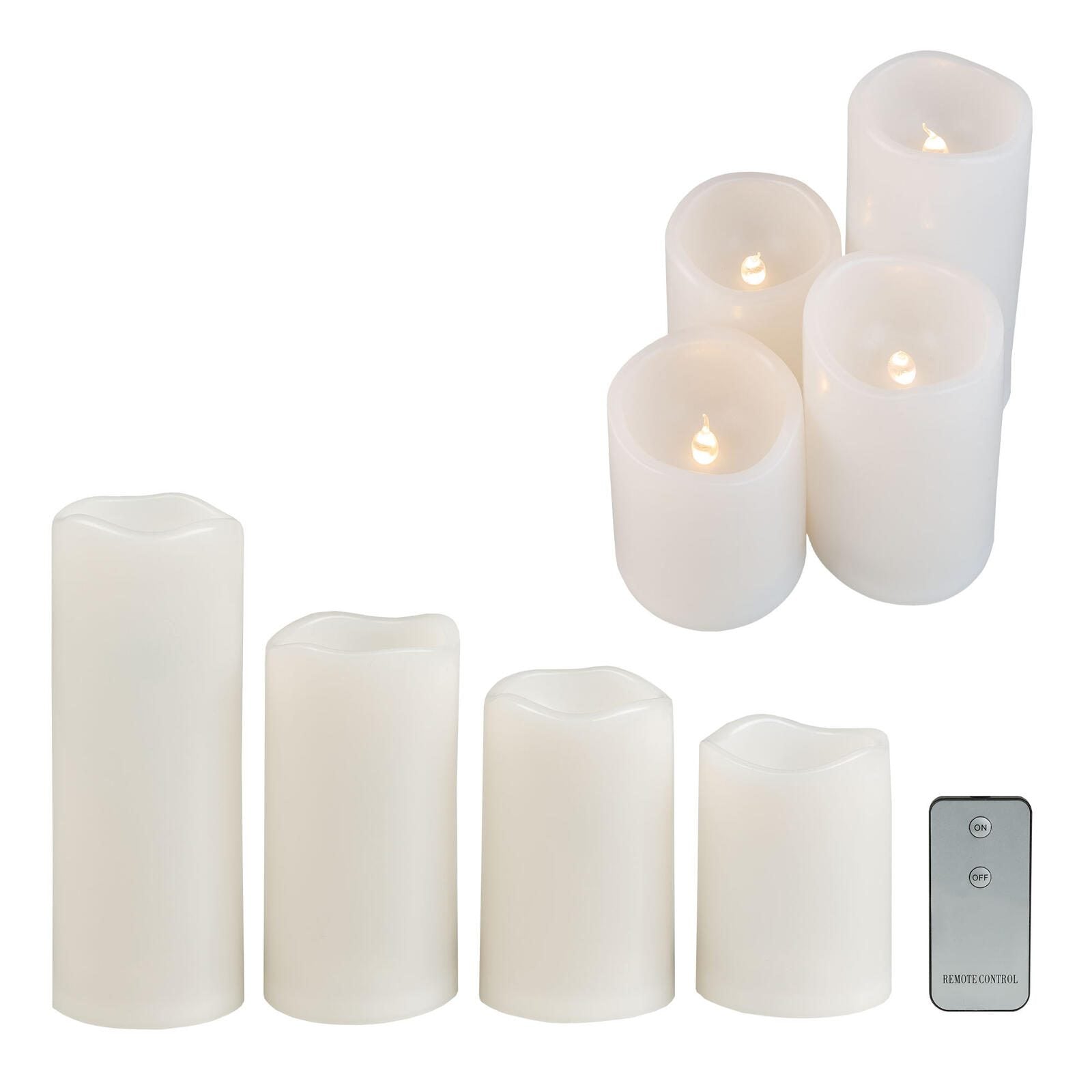 Idena LED-Kerzen weiß