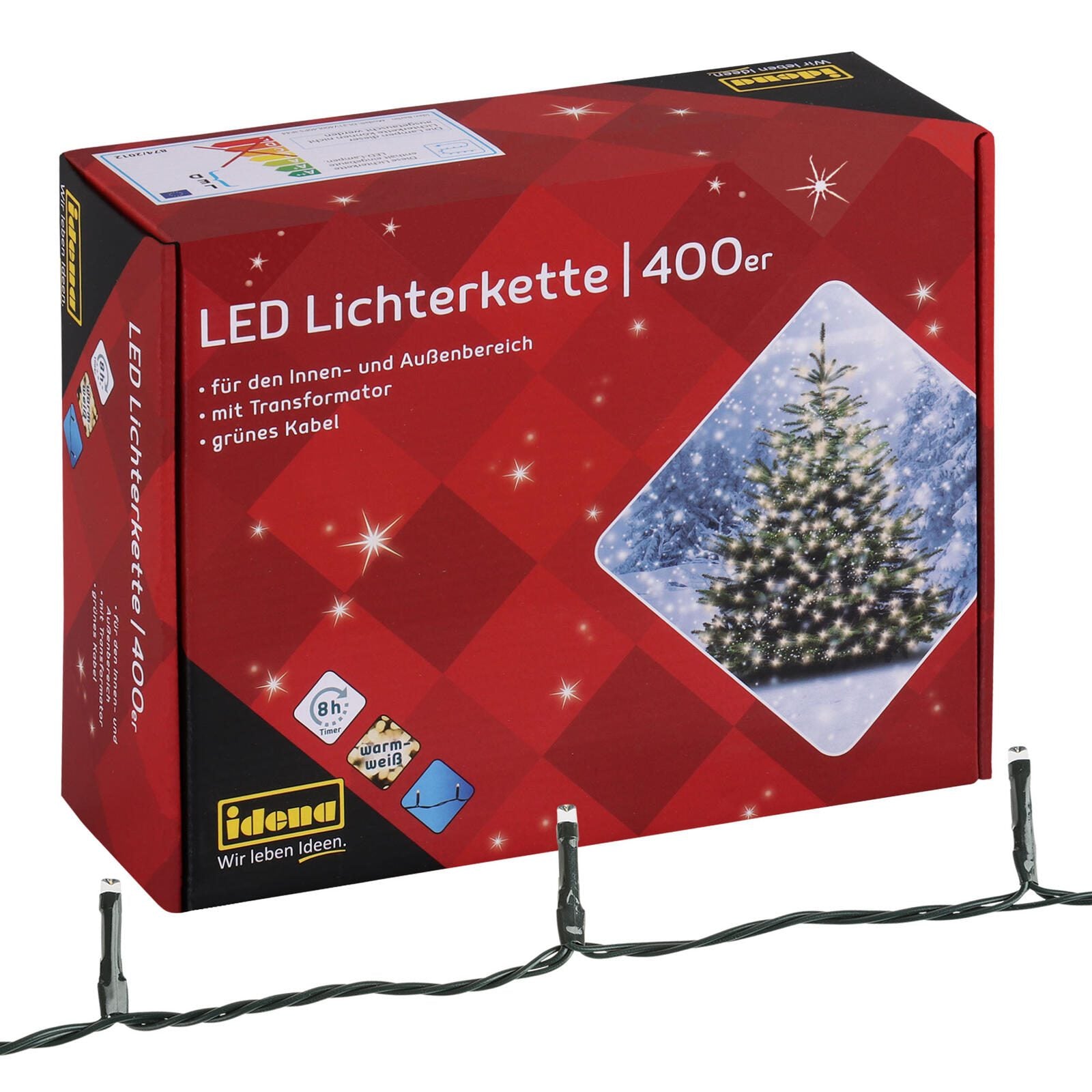 Idena Lichterkette 47.9 m schwarz