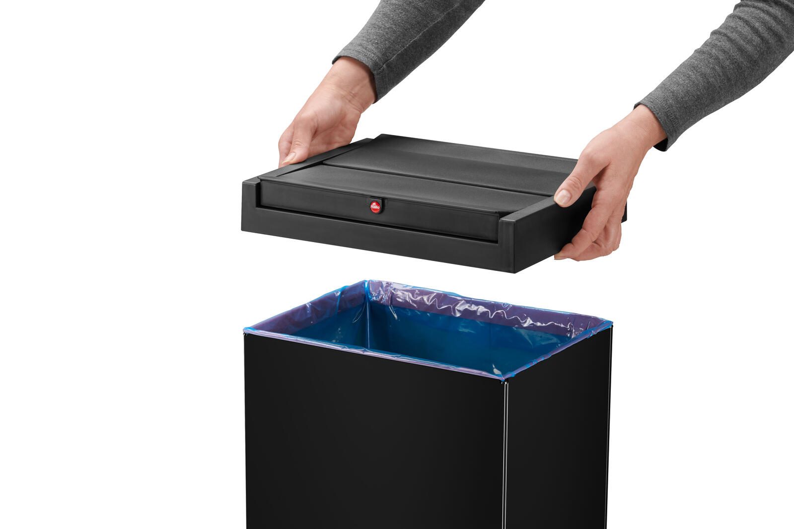 Hailo Mülleimer 35,0 l schwarz