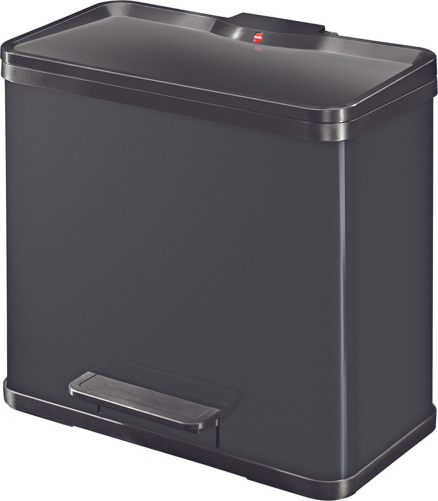 Hailo Mülleimer 17,0 + 9,0 l schwarz